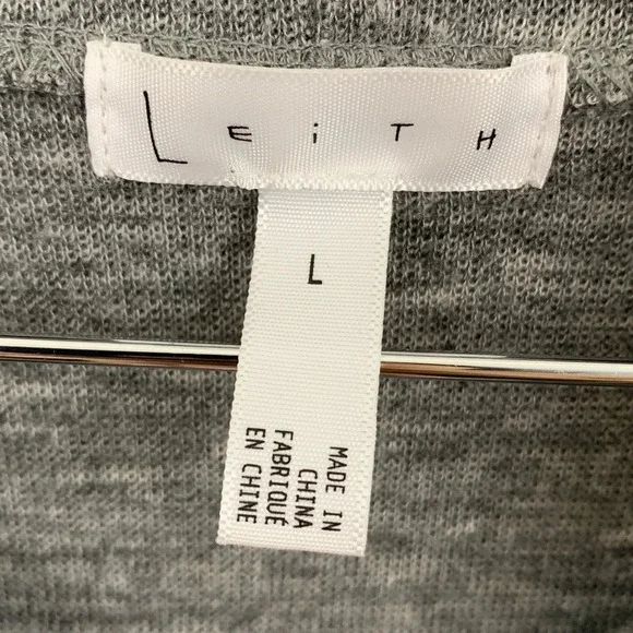 Leith Sweater Ruffle Sleeve High Low Cowl Neck - Picture 7 of 7